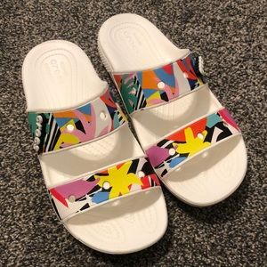 Women’s Croc Multi Color Summer Sandals
